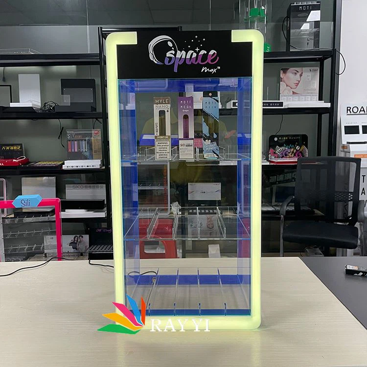 4 Tier Led Vape Juice Display Stand